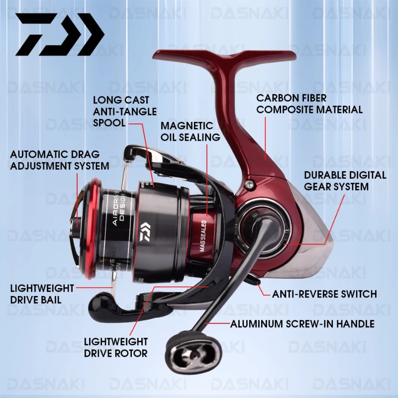 Mulinello da Pesca Originale D - Daiwa Reel Fuego recensione e prezzo
